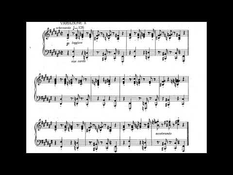Dimitar Nenov - Theme and Variations for Piano