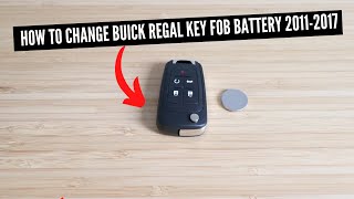 How To Change Buick Regal Key Fob Battery 2011-2017