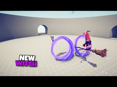 NEW WITCH VS EVERY UNITS - Totally Accurate Battle Simulator TABS