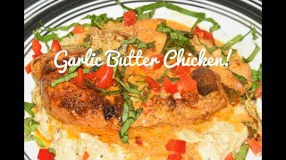 How To Make Garlic Butter Chicken Recipe - Easy One Skillet Meals