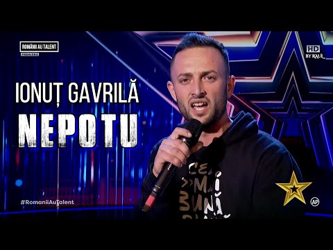 NEPOTU' Ionuț Gavrilă a transmis un mesaj puternic şi profund numai la Românii au Talent!