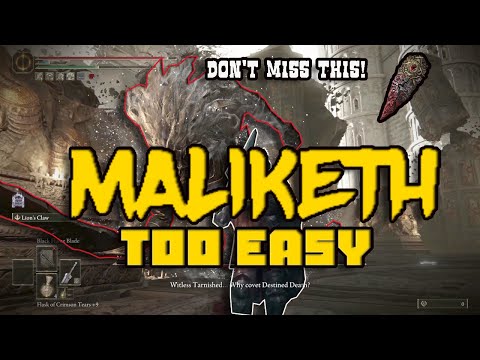 DESTROY Maliketh Easily With This Item -Elden Ring Boss Guide (Beast Clergyman Easy Guide)