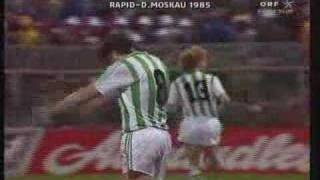 1985:  Rapid Wien – Dynamo Moskau 3:1