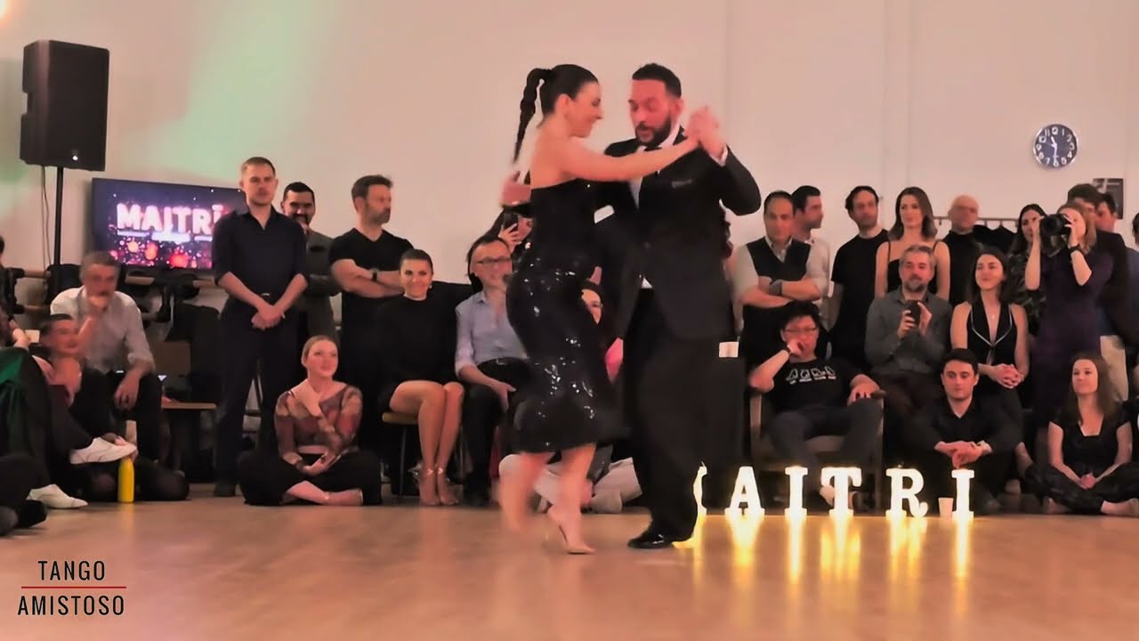 Video thumbnail for Loukas Balokas and Georgia Priskou, Milonga 900 - Athens Tango Ensemble, Milonga Maitri 2025 (5/5)