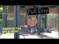 PULL DAY - CALISTHENICS - WEIGHTED PULL UPS - FRONT LEVERS - ROWS