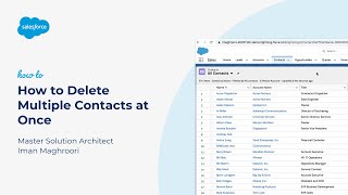 How to Delete Multiple Contacts at Once | Salesforce Tutorial