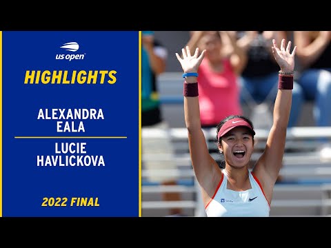 Alexandra Eala vs. Lucie Havlickova Highlights | 2022 US Open Final