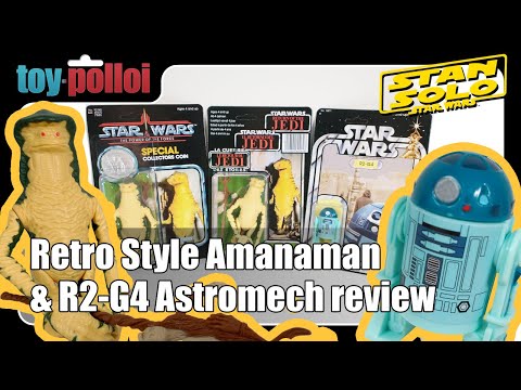Retro Style Amanaman, Amaulaman, & R2-G4 Review - Stan Solo - Toy Polloi