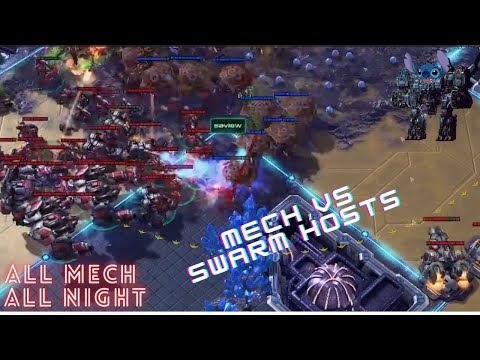 Starcraft2: Is Mech good vs swarm hosts Terran vs Zerg?
