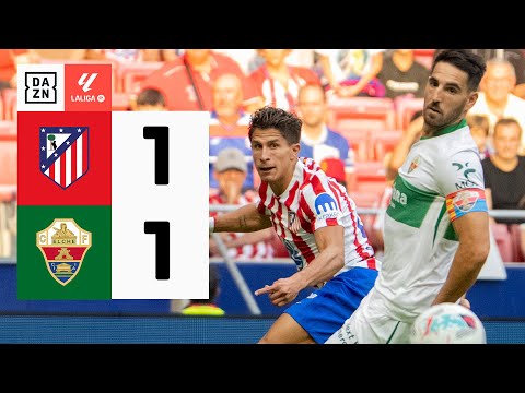 Estadísticas Atlético de Madrid vs Elche, Primera División Jornada 2
