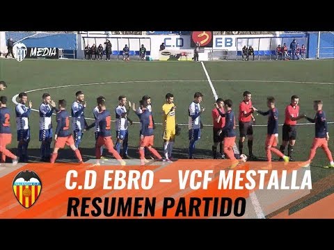 EL VCF MESTALLA CAE COMO VISITANTE ANTE EL C.D EBRO (2-1)