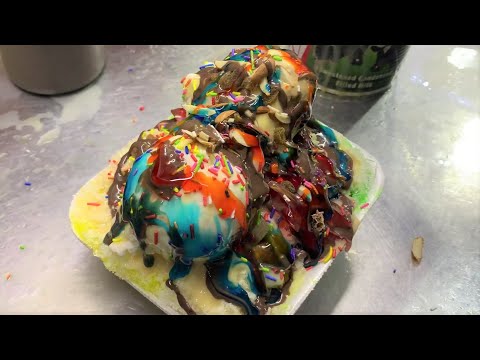 Monster Ice Cream Gola Ganda | Dhoraji ka mashoor Saleem Qadir Uncle Gola | Monster Snow cones