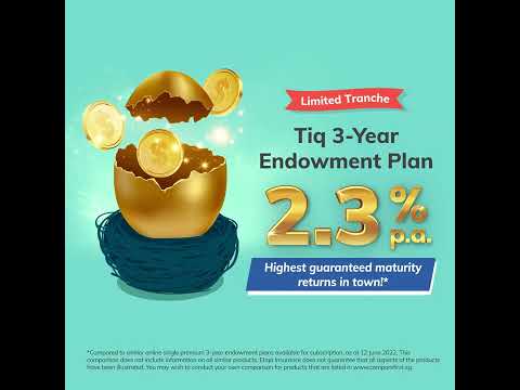 Tiq By Etiqa | 3-Year Endowment Plan
