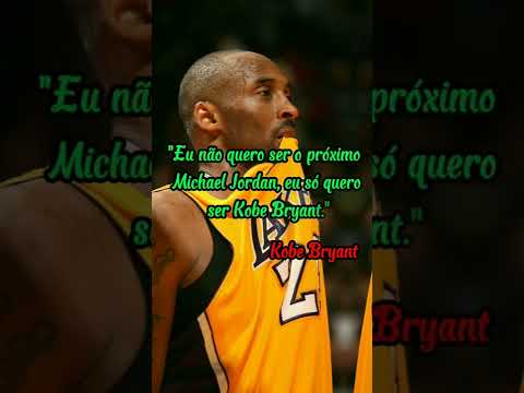 Vídeo: Frase Kobe Bryant: perguntas e respostas inspiradoras