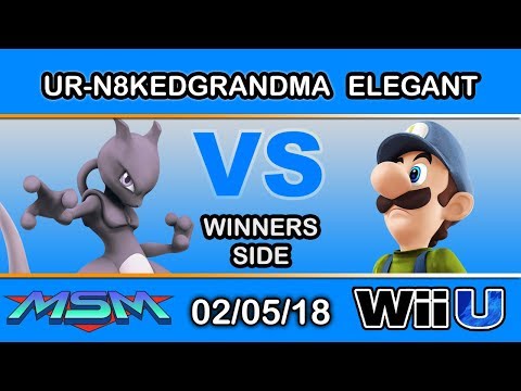 MSM 132 - Ur-n8kedgrandma (Mewtwo) Vs. BSD | Elegant (Luigi, Fox) Winners Side - Smash 4