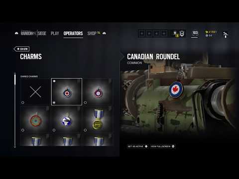 Canadian Roundel Charm - Rainbow Six Siege