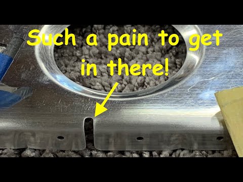RV 10 Build Log - Easiest way to Deburr the Notches Between Rib Flanges