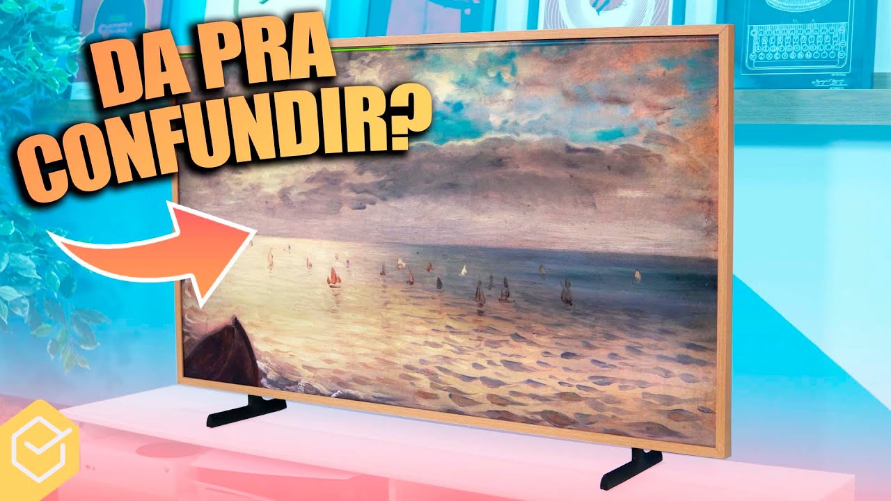 A TV que PARECE UM QUADRO ficou MAIS REAL!! // Nova THE FRAME 2022