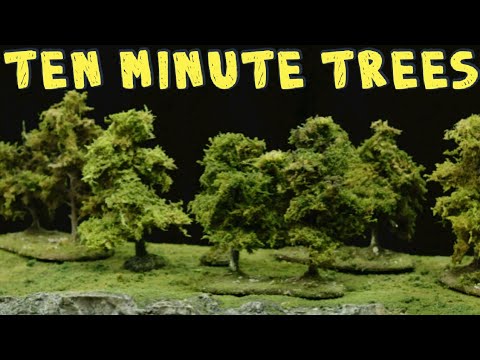 How to make ULTRA REALISTIC wargaming trees