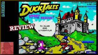 Duck Tales - Webby to the Rescue : Homebrew from 2021 - on the ZX Spectrum 48K !! with Commentary