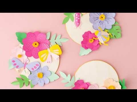The Tropical Paradise Papercraft Trio Tutorial: Craft Kit | Craftiosity | Craft Kit Subscription Box