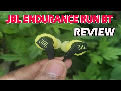 JBL belaidės ausinės Endurance Peak 3, Juodos spalvos video