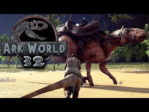ARK WORLD Erster PvP Fight Jurassic World Ark Projekt - Ark Deutsch German #32