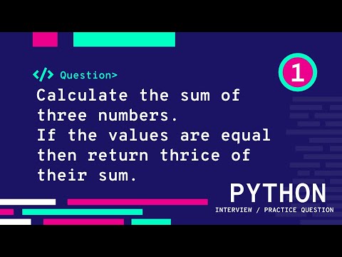 Exercise 1 Python Interviewpractice Questions
