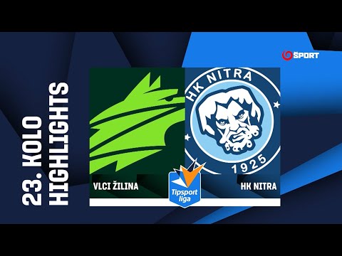 23. kolo: Vlci Žilina - HK Nitra 2:3 sn (1:0, 1:2, 0:0 - 0:0, 0:1)