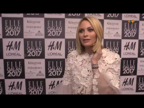 Carolina Gynning glänste på Elle-galan