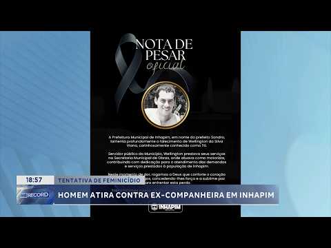 Tentativa de feminicídio: Homem atira contra ex-companheira em Inhapim.