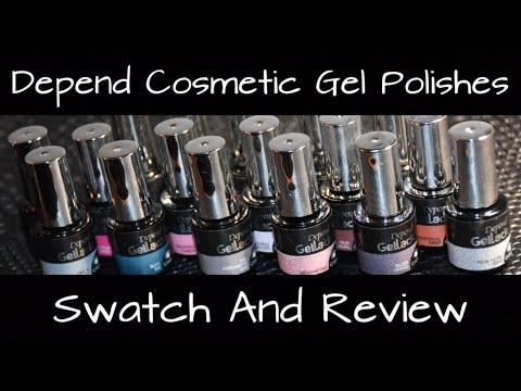 Depend Cosmetics Gel Nail Polishes || Swatch And Review
