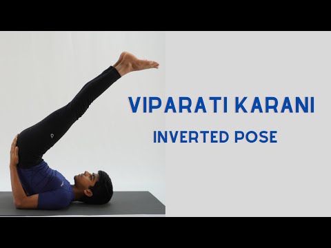 Viparita Karani Asana (Inverted Pose/Legs Up The Wall Pose)
