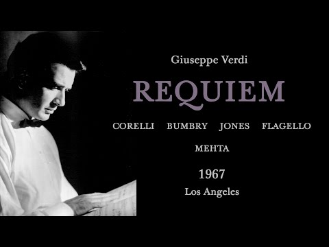 Verdi: Requiem LIVE on vinyl 1967 Corelli, Bumbry, Jones, Flagello; Mehta - Latin & English text
