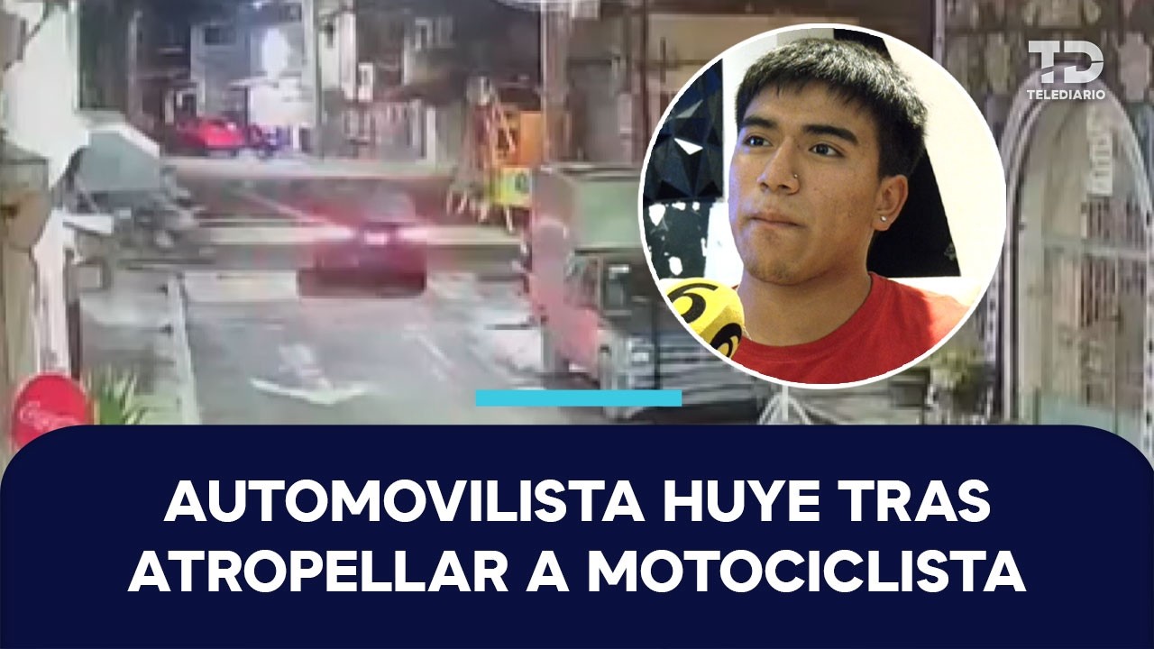"Me volteó a ver y se fue": Erick, joven motociclista de 18 años, es atropellado en Cuajimalpa
