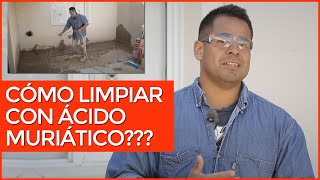 ☠️ ACIDO MURIATICO ☠️ Ácido Clorídrico ⚠️ Agua Fuerte ⚠️ Limpieza de vereda de cemento PASO A PASO!