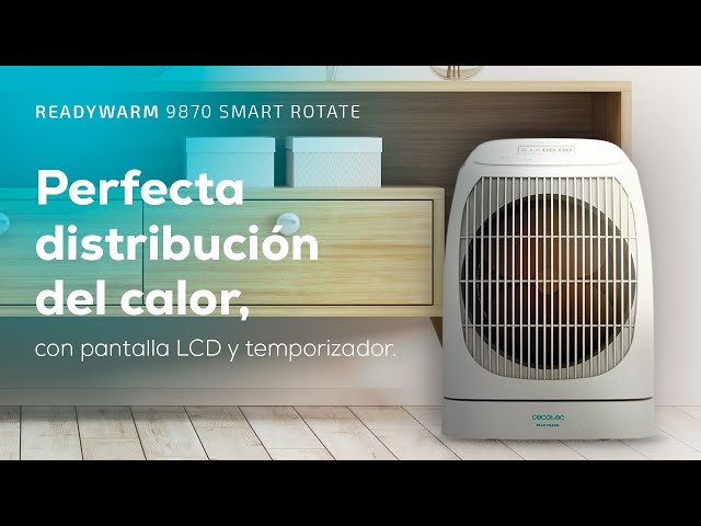 Cecotec ReadyWarm 9870 Smart Rotate Calefactor Termoventilador 2000W video