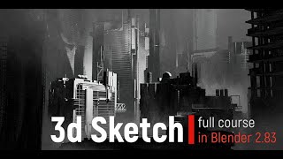 3D Sketch in Blender video thumbnail