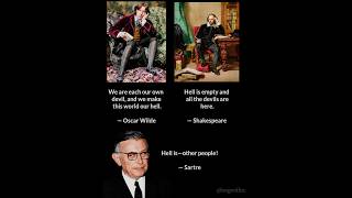 The Dark Truth About Hell (Wilde, Shakespeare, Sartre) #quotes #philosophy #shakespeare #shorts
