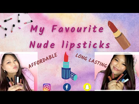 Nude Lipsticks Collections 💄|| For Everyday wear || All Skintones || Affordable ||  Long Lasting