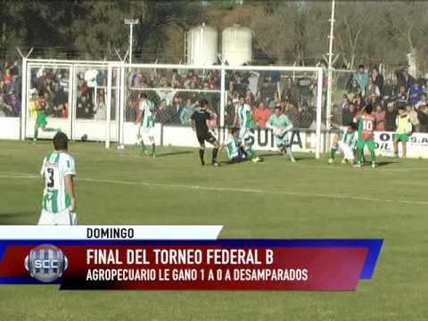 Agropecuario 1 - Desamparados de San Juan 0 - Final Torneo Federal B (Ida)