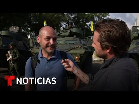 Hablamos con varios venezolanos en Cúcuta. Así reaccionan a la caída de Maduro | Noticias Telemundo
