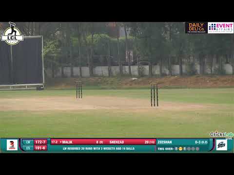 LCL 12 MATCH # 31 ELITE STRIKERS VS LAHORE WORRIORS
