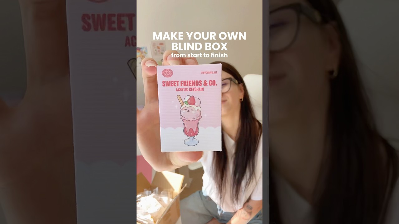 The EASIEST blind box tutorial! ✨#blindbox #diy #handmade #smallbusiness #artist #handmadeart