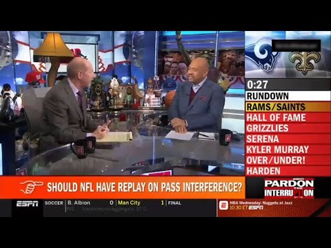Pardon the Interruption Today 01.23.2019 - Should NFL Have Replay On Pass Interference