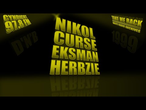 Eksman, Herbzie & Curse with DJ Nicol | Cyndicut FM 97.8 (Essex Pirate Radio) | Drum & Bass 1999