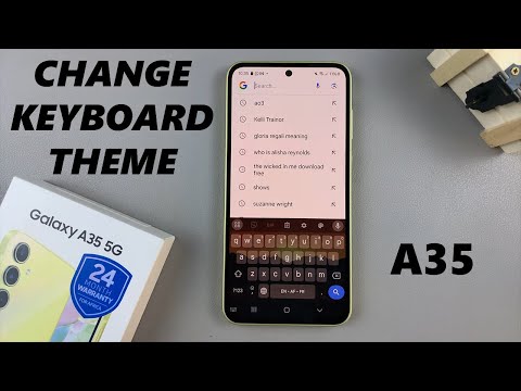 How To Change Keyboard Theme On Samsung Galaxy A35 5G