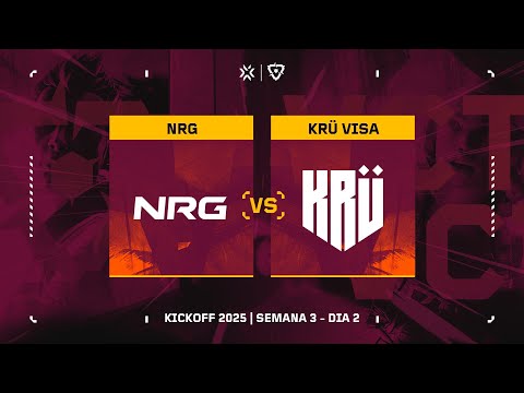 KRÜ Visa x NRG | VCT Americas Kickoff 2025 | Semana 3 - Dia 2