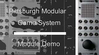 Video thumbnail for Pittsburgh Modular Game System - Eurorack Modular Demo | Samwell Clark by Samwell Clark