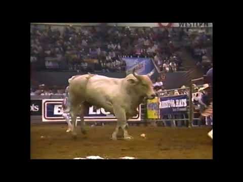 Salty Dog bucks Daryl Mills - 94 PBR Guthrie